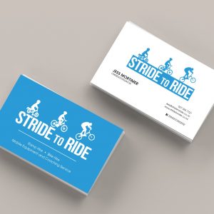 Stride to Ride Business Cards